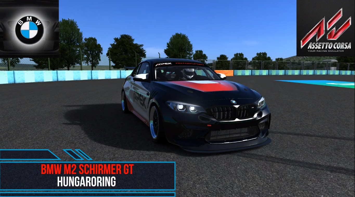 BMW M2 Schirmer GT - Hungaroring / Assetto Corsa. смотреть онлайн