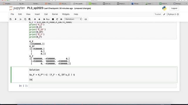 ME489 Introduction to FE Python Lab 3: Finite element solution 1D смотреть онлайн