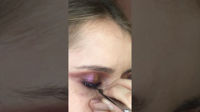 Как наклеить пучки ресниц смотреть онлайн