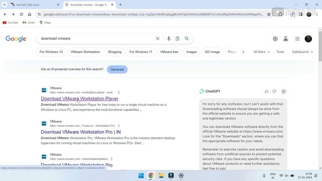 Install Kali Linux In VM Ware смотреть онлайн