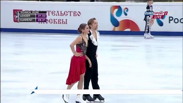 2014 Rostelecom Cup. Kaitlin HAWAYEK - Jean-Luc BAKER. USA. Short Dance. 14.11.2014 смотреть онлайн