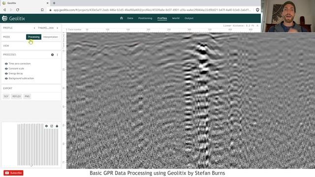 Basic GPR Data Processing using Geolitix смотреть онлайн