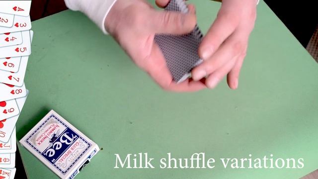 Подтасовка карт с открытием козыря. Milk shuffle variations. смотреть онлайн