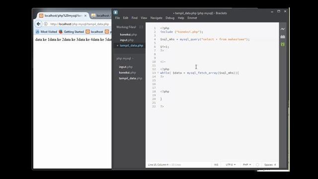 4 - PHP MySQL MySQL Fetch Array Function смотреть онлайн