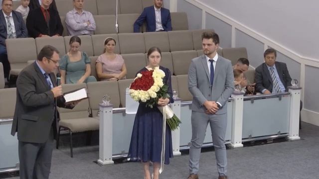 Объявление МСЦ ЕХБ | Любовь нежданная, святая, чистая ❤️ | Помолвка в церкви ⛪️ смотреть онлайн