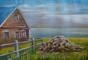 Мастер Класс. Гуашь. Как нарисовать ЛЕТНИЙ ВЕЧЕРОК. Подробный видеоурок