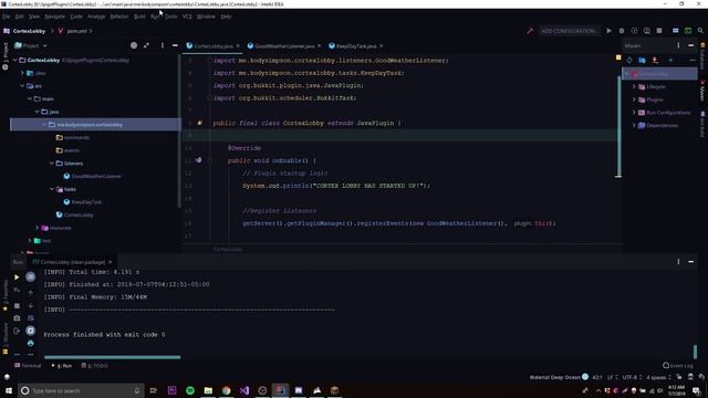 Spigot Plugin Development - 35 - Always Day and Clear Weather смотреть онлайн