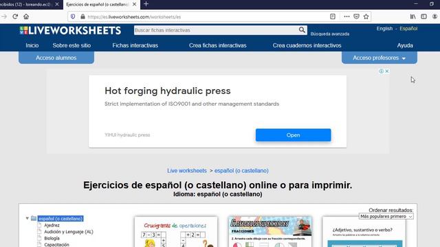LIVEWORKSHEET CREAR CUENTA смотреть онлайн
