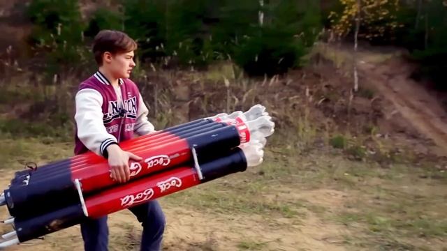 Experiment: Coca-Cola Rocket Super Launcher | 10x Launcher смотреть онлайн