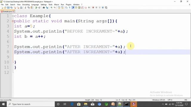 What are unary operators in java | In Hindi | unary operators in java | increment operator in java. смотреть онлайн