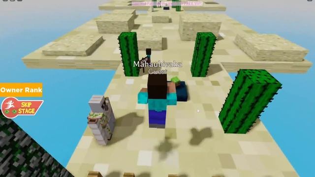 Мы попали в МАЙНКРАФТ в РОБЛОКС? Необычный паркур и ОББИ - Escape Minecraft Obby в Roblox смотреть онлайн