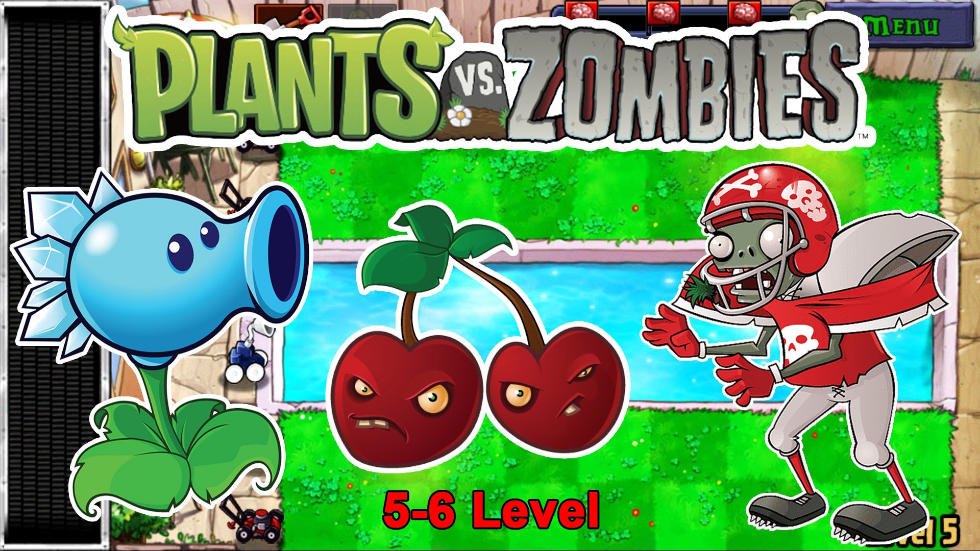 Растения против Зомби| Plants vs Zombies Let's Play #10 смотреть онлайн