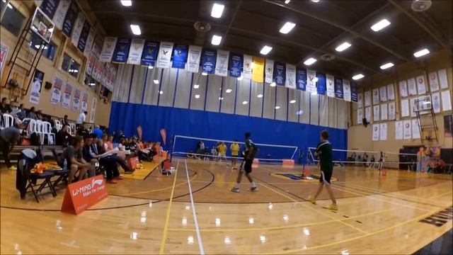 2015 Humber Badminton Cup MD Finals Flight A | Ryan C and Adam Vs St. Clair College смотреть онлайн