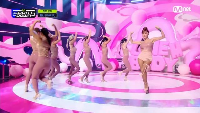 '최초 공개' 화사 (HWASA) - I Love My Body #엠카운트다운 EP.813 | Mnet 230907 방송 смотреть онлайн