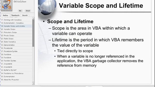 Module 2 Variables and Procetures смотреть онлайн