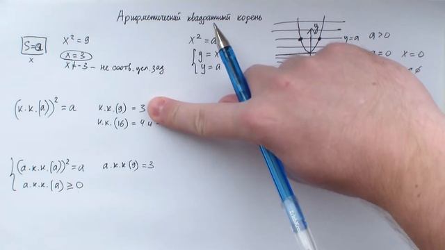 Арифметический квадратный корень смотреть онлайн