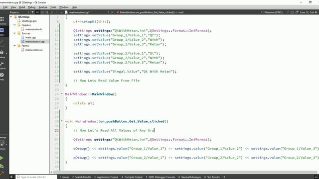 Qt C++ GUI Application Tutorial | Qt QSettings | How to make config file and Read and write data смотреть онлайн