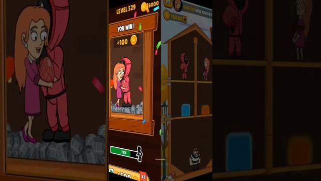 Home Pin Level 523 -532 (Save The Girl ) with SQUID GAME guard смотреть онлайн