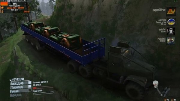 MudRunner Карта Равнины Spintires: MudRunner