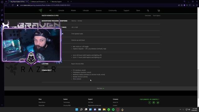 Razer Kraken V3 Pro EQ Setup Guide and Review! (THX Spatial Surround Sound Haptic Senses GOLD!) смотреть онлайн
