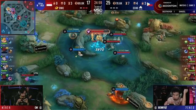 РУ | СТАДИЯ ПЛЕЙ-ОФФ MSC | День 3 | ECHO Vs ONIC | ИГРА 3