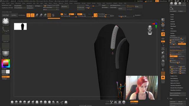 Делаем Волшебницу из Diablo 2 | Sculpting смотреть онлайн