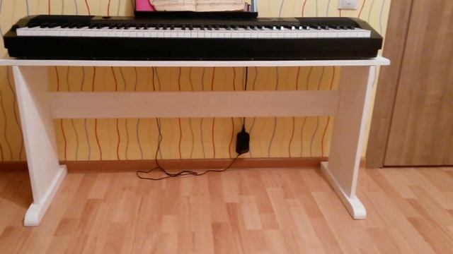 Самодельная стойка для цифрового пианино. смотреть онлайн