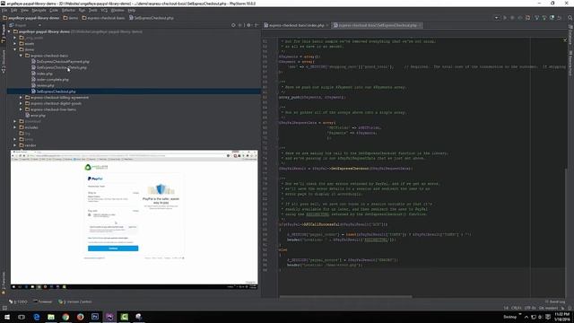 PayPal Express Checkout PHP Basic Demo Tutorial смотреть онлайн