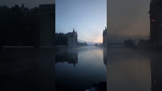 Репортаж из шлюзов. Туман 09 июля 2019 года. смотреть онлайн