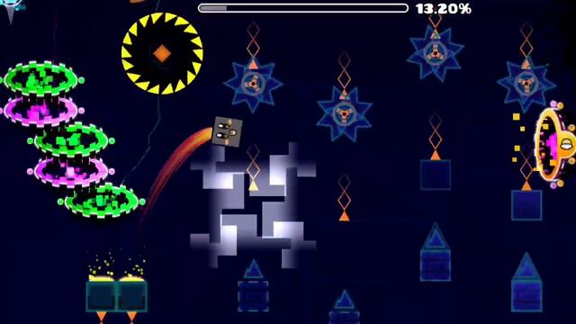 Geometry Dash - Playing ICE Carbon Diablo X Everyday (Day 11)