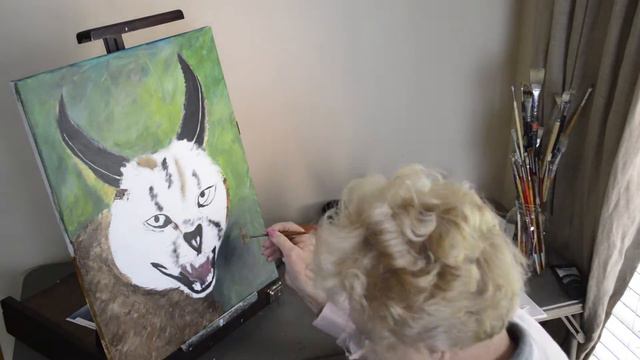 Time-Lapse Painting of Caracal ~ BluEyed NinJa Productions смотреть онлайн