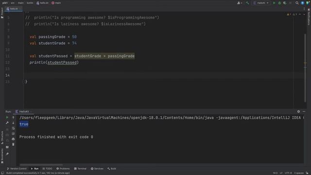 Programming in Kotlin: Fundamentals, Episode 04 - Use Booleans & Comparison Operators смотреть онлайн