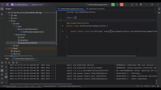 Setup Backend, Frontend Project & MySQL Config | Car Rental Project in Spring Boot, Angular | Part смотреть онлайн