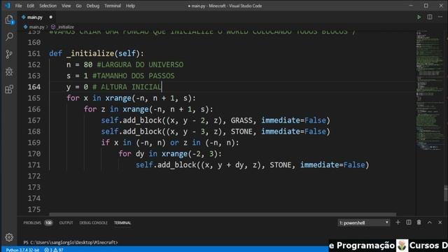 Curso Programação - Jogo Minecraft Em Python Pygame Desafio Passo a Passo - 03 смотреть онлайн