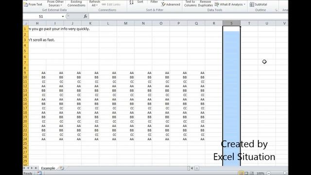 Excel resizing the scroll bar handle смотреть онлайн