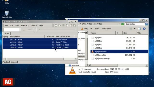 Join .FLAC files and Create Cue Sheet on Windows-CUETools смотреть онлайн