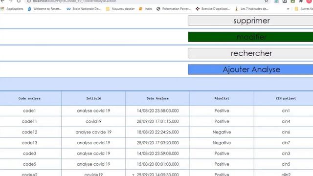 Développement JAVA Struts 2 et Hibernate - site web covid 19 смотреть онлайн