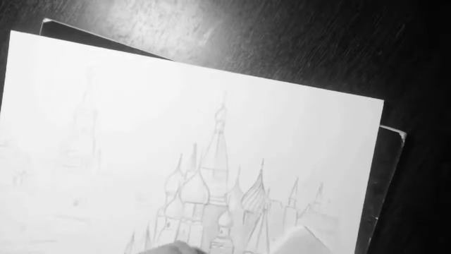 Рисунок карандашом Москва / Drawing Moskow смотреть онлайн