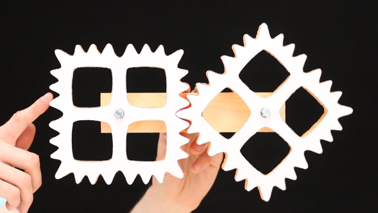 How to make square gears from foam (by Mr. Hacker) смотреть онлайн