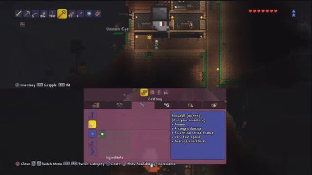 Terraria Splitscreen on PS3 [18] - skybridge begins... смотреть онлайн
