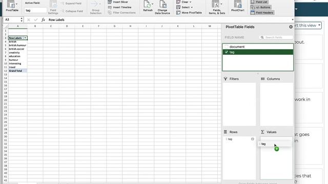 Taguette Basic Data analysis with Excel смотреть онлайн