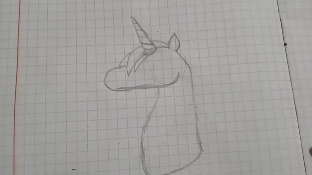 как нарисовать голову единорога смотреть онлайн