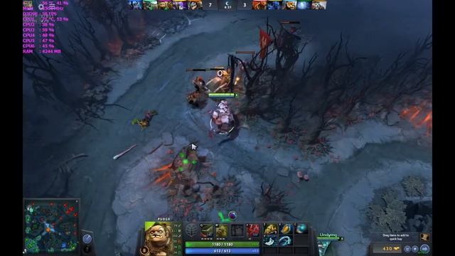 Тест в Dota 2 AMD FX-6100 3.3 GHz , PALIT GTX 1050TI RAM: 8 GB Kingston смотреть онлайн