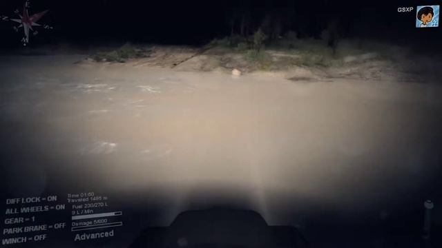 Spintires - Night Time Gameplay смотреть онлайн