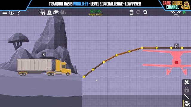Poly Bridge 2 Level 3-14 Low Flyer Challenge Solution смотреть онлайн