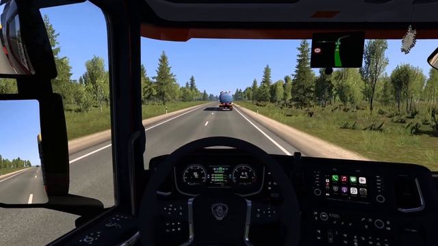 ETS2 - Scania R | Kalix to Kemijarvi | New Kapitan Kriechbaum Scania V8 Open Pipe engine | Promods смотреть онлайн