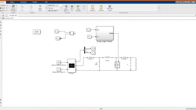 Simulation of PV Solar Array with Fuzzy Logic MPPT Controller in MATLAB/Simulink смотреть онлайн
