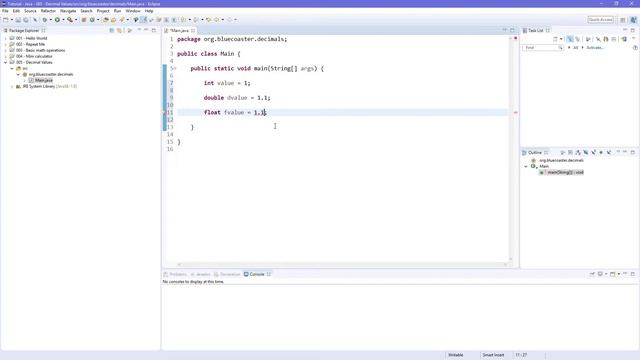 Java Tutorials #005: How to have decimal values смотреть онлайн