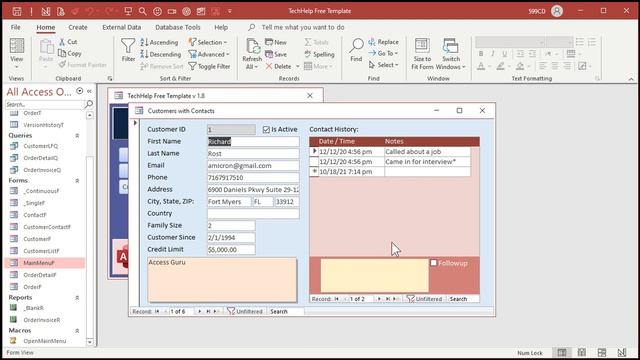 Open a Form to a Specific Record in Microsoft Access - Open Form to Specific Customer смотреть онлайн