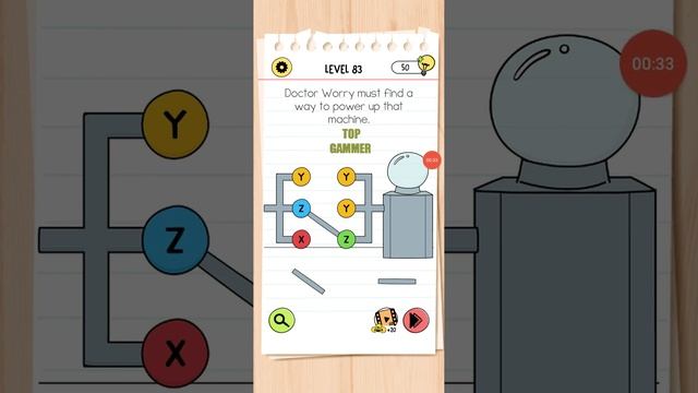 Brain test 4 level 83 gameplay walkthrough Solution смотреть онлайн